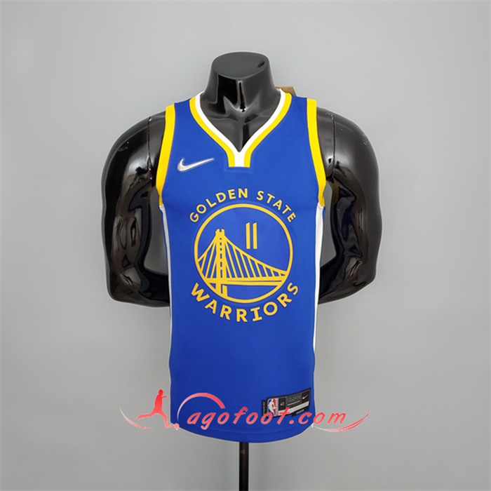Maillot Golden State Warriors (Thompson #11) Bleu 75th Anniversary