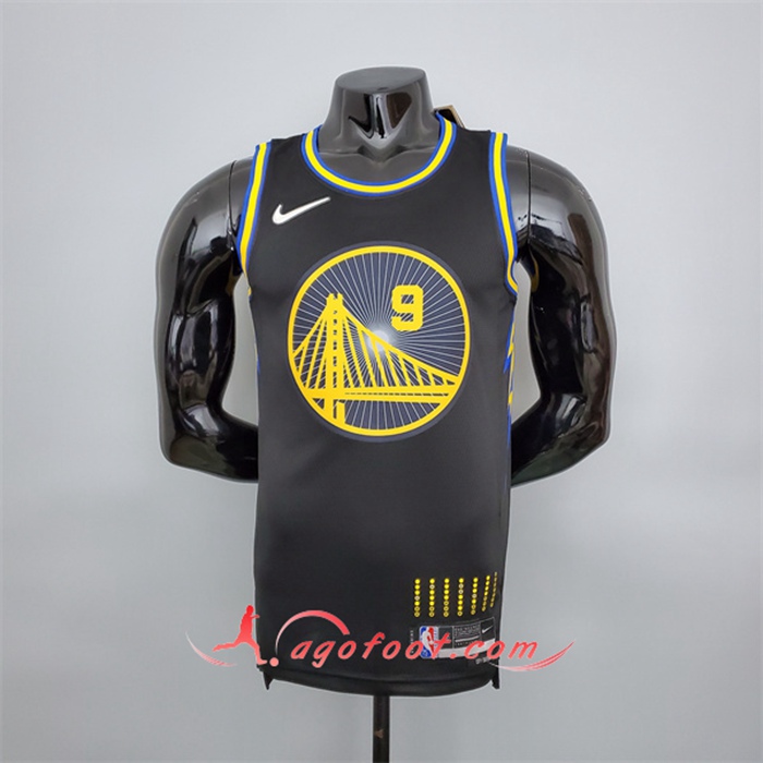 Maillot Golden State Warriors (Iguodala #9) Noir 75th Anniversary City Edition