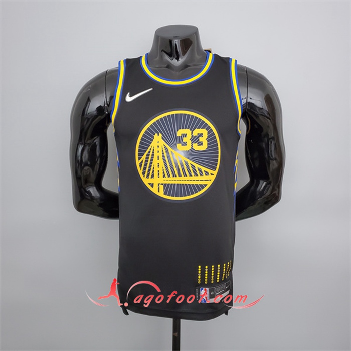 Maillot Golden State Warriors (Wiseman #33) Noir 75th Anniversary City Edition