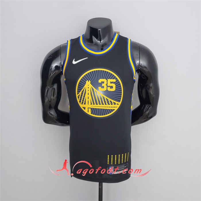 Maillot Golden State Warriors (Durant #35) 2022 Noir City Edition