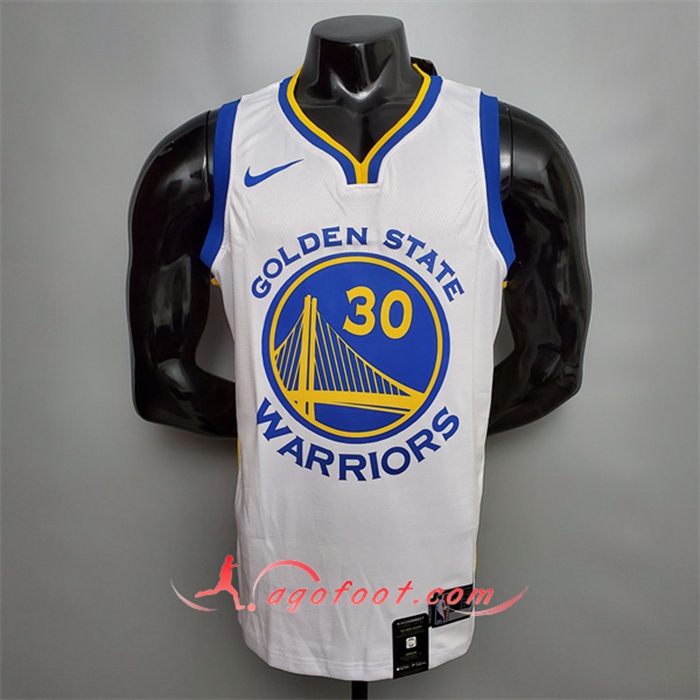 Maillot Golden State Warriors (Curry #30) Blanc