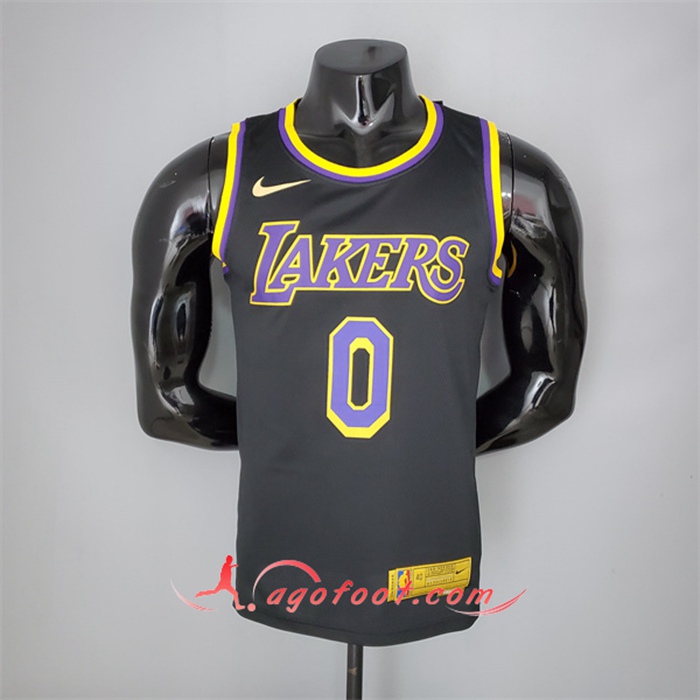 Maillot Los Angeles Lakers (Kuzma #0) 2021 Noir Bonus Edition