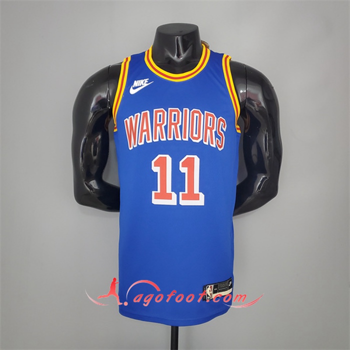 Nouveau Maillot Golden State Warriors (Thompson #11) Bleu 75th Anniversary