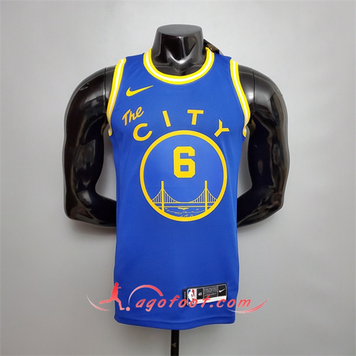 Maillot Golden State Warriors (Young #6) Bleu Tram Version