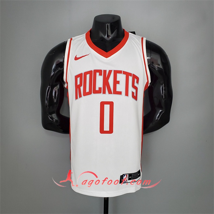 Maillot Houston Rockets (Westbrook #0) 2021 Blanc