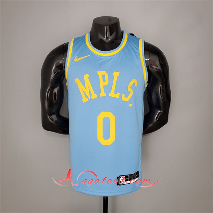 Maillot Los Angeles Lakers (Young #0) 2021 Bleu Minneapolis Edition