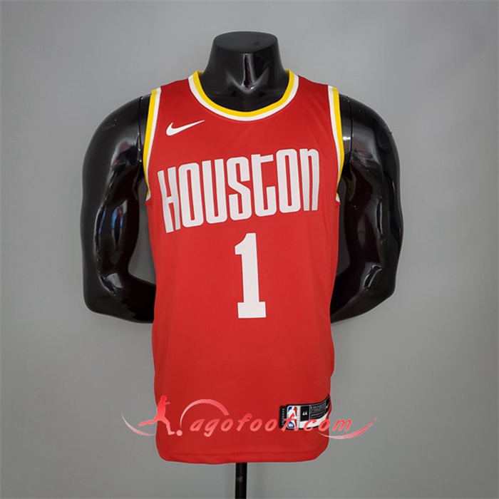 Maillot Houston Rockets (McGrady #1) Retro Rouge