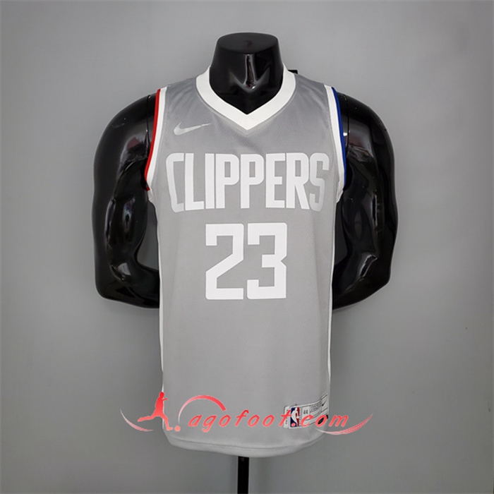 Maillot Los Angeles Clippers (Williams #23) 2021 Gris Bonus Edition