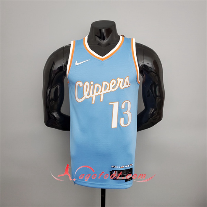 Maillot Los Angeles Clippers (George #13) 2022 Season Bleu City Edition