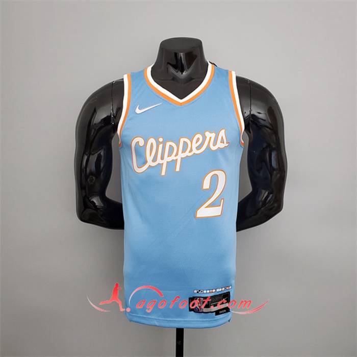 Maillot Los Angeles Clippers (Leonard #2) 2022 Season Bleu City Edition