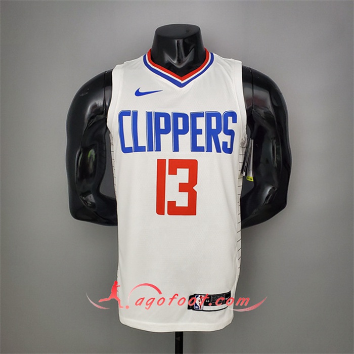 Maillot Los Angeles Clippers (George #13) Blanc Limited Edition