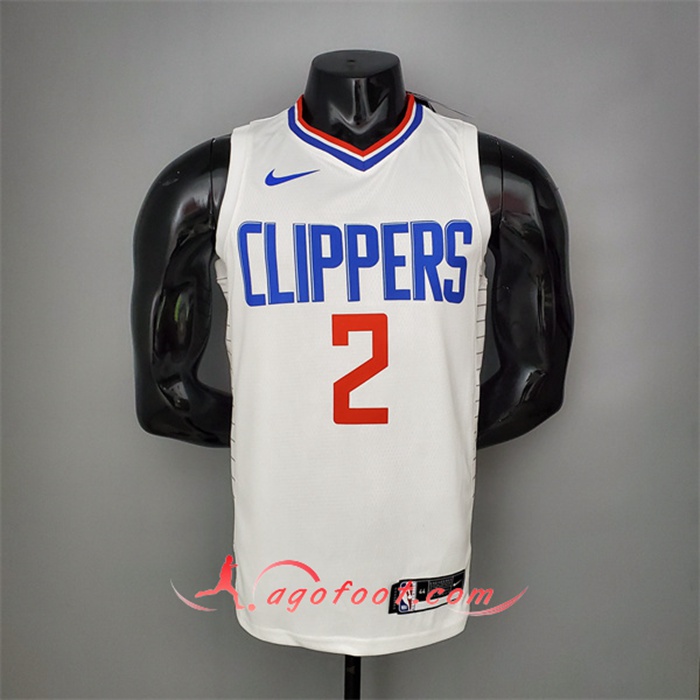 Maillot Los Angeles Clippers (Leonard #2) Blanc Limited Edition