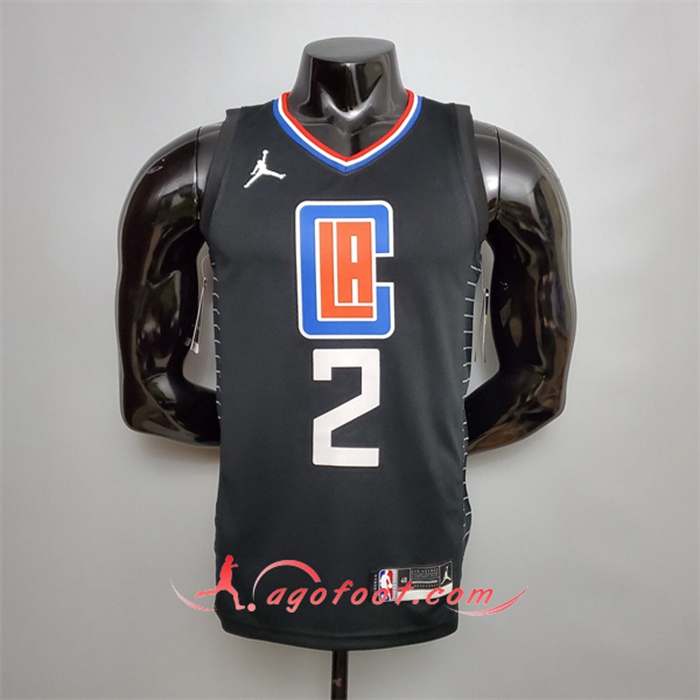Nouveau Maillot Los Angeles Clippers (Leonard #2) Noir Theme Limited City Edition