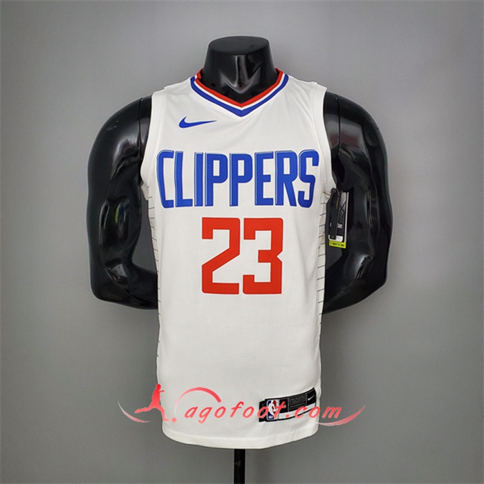 Maillot Los Angeles Clippers (Williams #23) Blanc Limited Edition