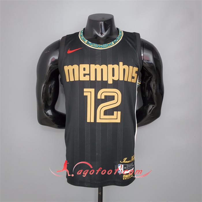 Maillot Memphis Grizzlies (Orantt #12) Noir City Edition