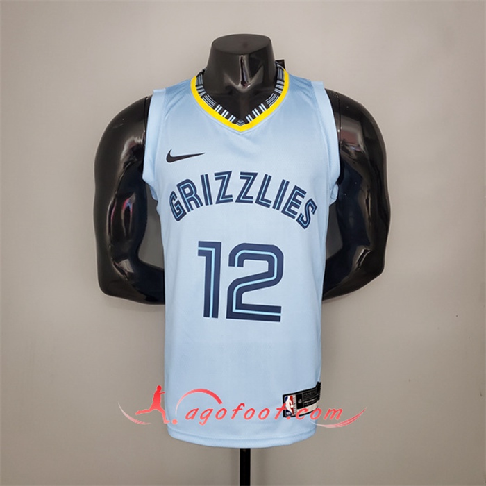 Maillot Memphis Grizzlies (Orantt #12) Bleu Clair City Edition