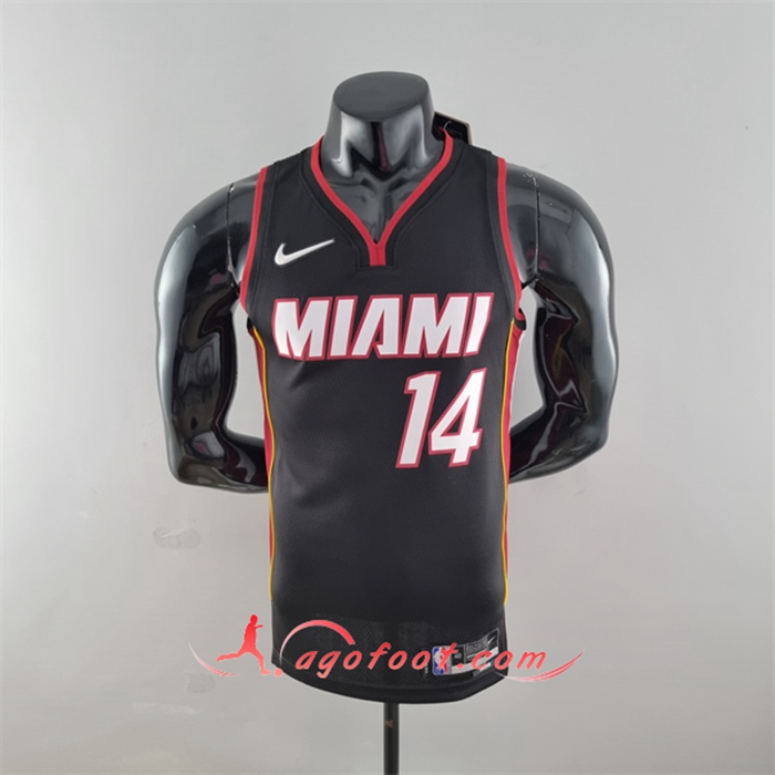 Maillot Miami Heat (Herro #14) Noir 75th Anniversary