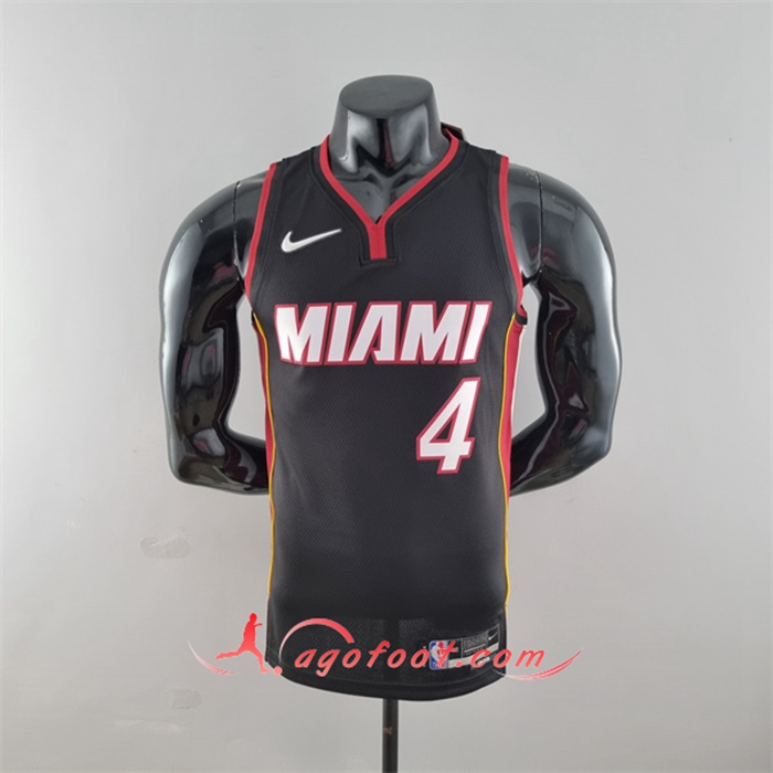 Maillot Miami Heat (Oladipo #4) Noir 75th Anniversary