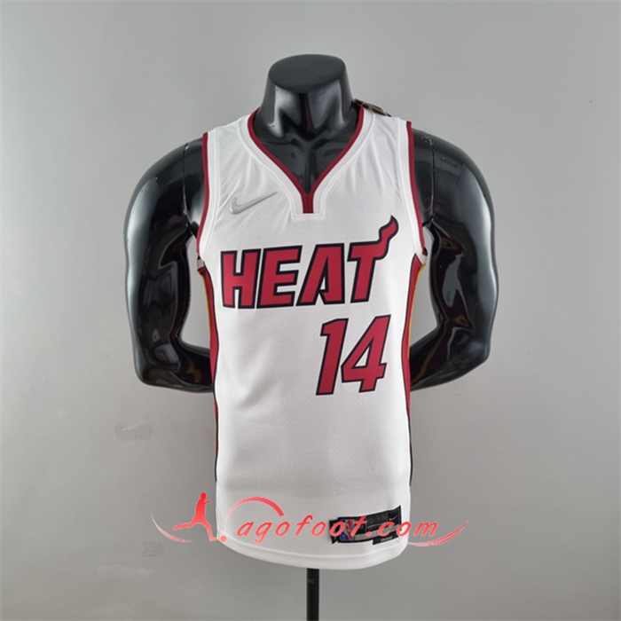 Maillot Miami Heat (Herro #14) Blanc 75th Anniversary