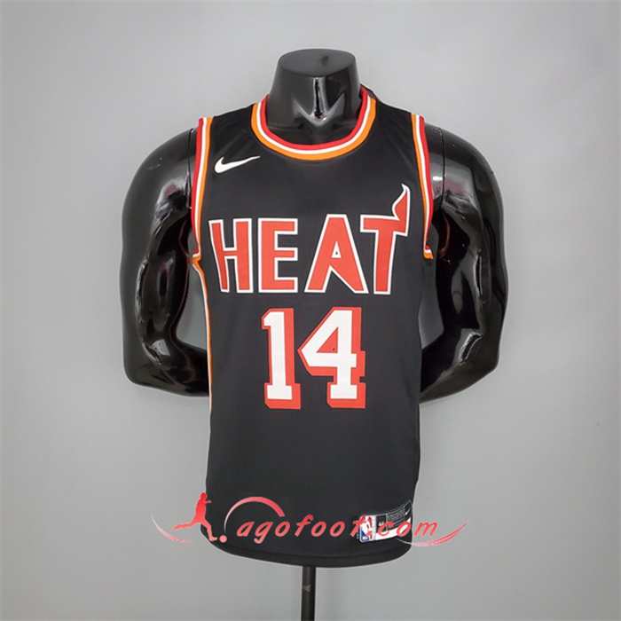 Maillot Miami Heat (Herro #14) 2018 Noir Retro Night