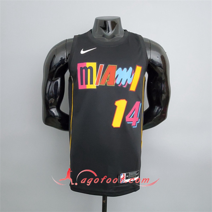 Maillot Miami Heat (Herro #14) 2022 Season Noir City Edition