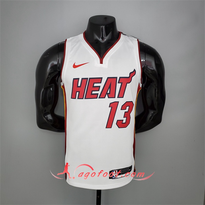 Maillot Miami Heat (Adebayo #13) Blanc