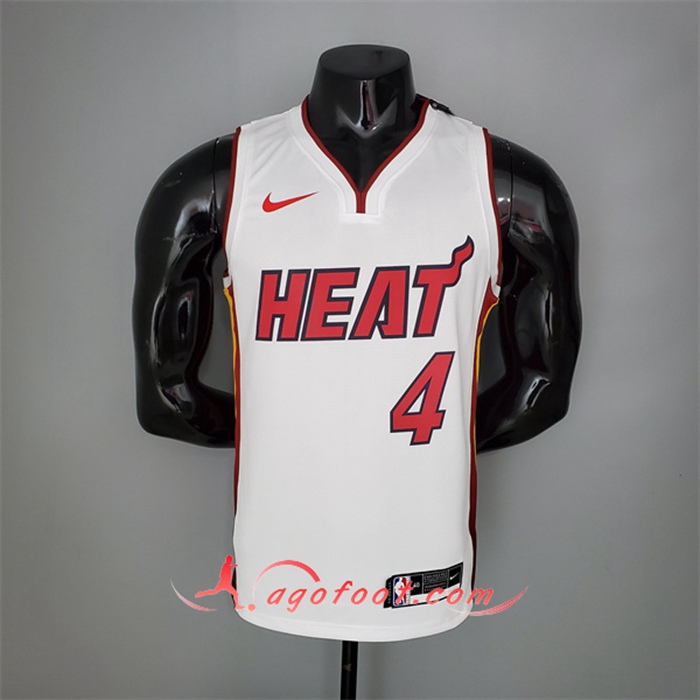 Maillot Miami Heat (Oladipo #4) Blanc