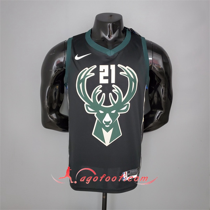 Maillot Milwaukee Bucks (Holidoay #21) Noir