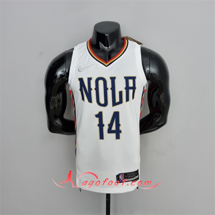 Maillot New Orleans Pelicans (Ingram #14) 2022 Blanc City Edition
