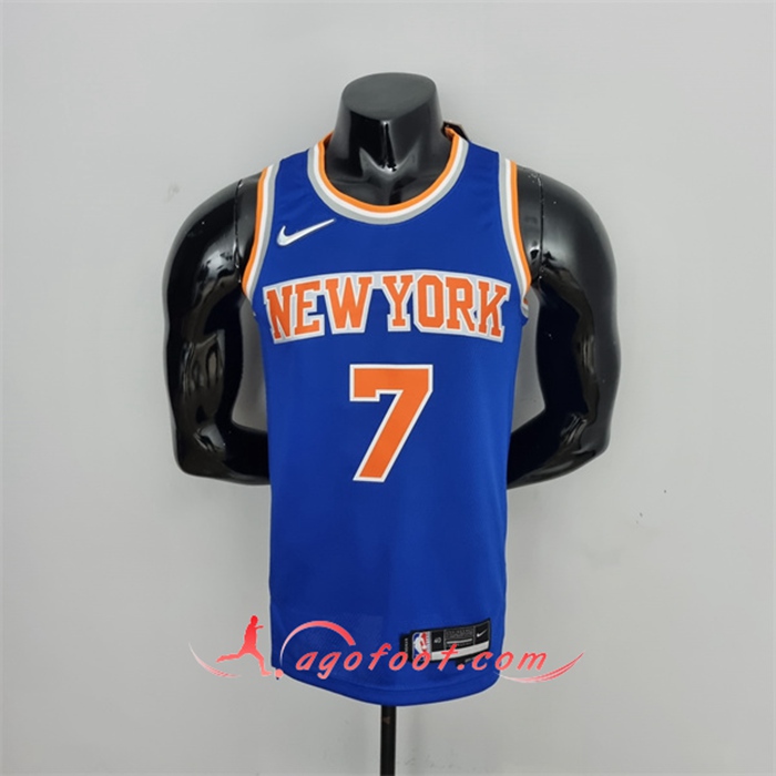Maillot New York Knicks (Anthony #7) Bleu 75th Anniversary