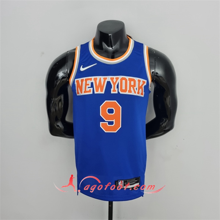 Maillot New York Knicks (Barrett #17) Bleu 75th Anniversary