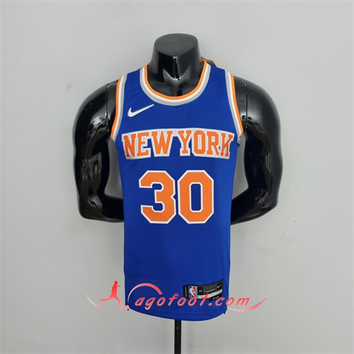 Maillot New York Knicks (Randle #30) Bleu 75th Anniversary