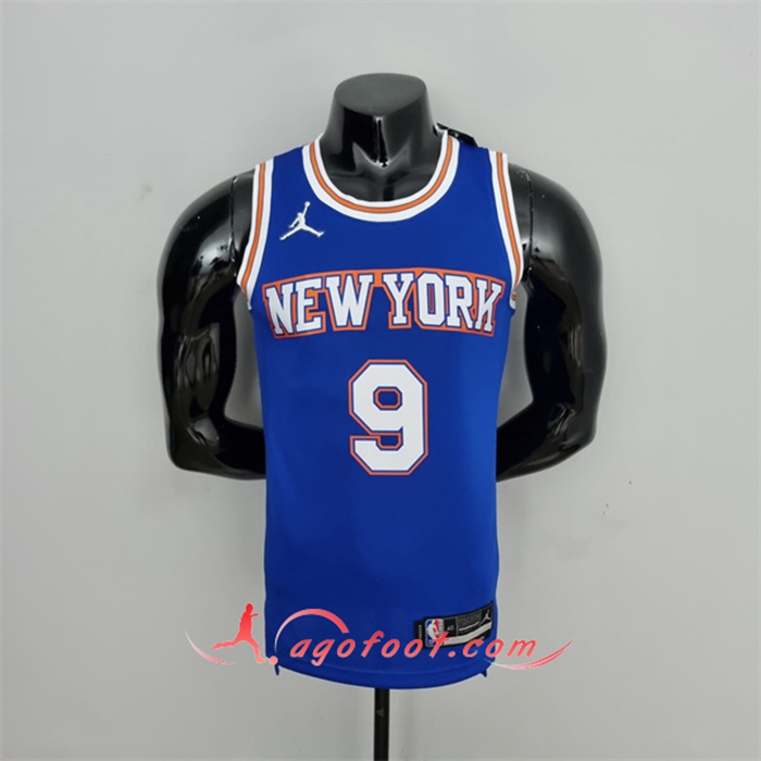 Maillot New York Knicks (Barrett #9) Bleu 75th Anniversary Jordan Limited