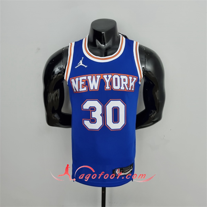 Maillot New York Knicks (Randle #30) Bleu 75th Anniversary Jordan Limited