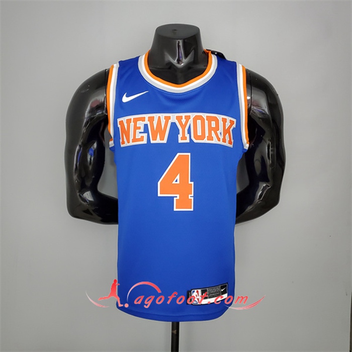 Maillot New York Knicks (Rose #4) 2021 Bleu