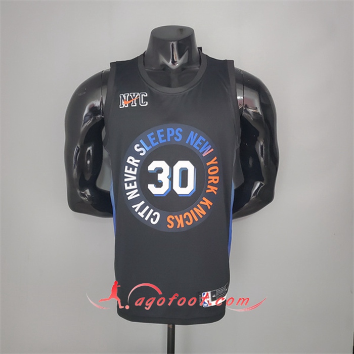 Maillot New York Knicks (Randle #30) 2021 Noir City Edition