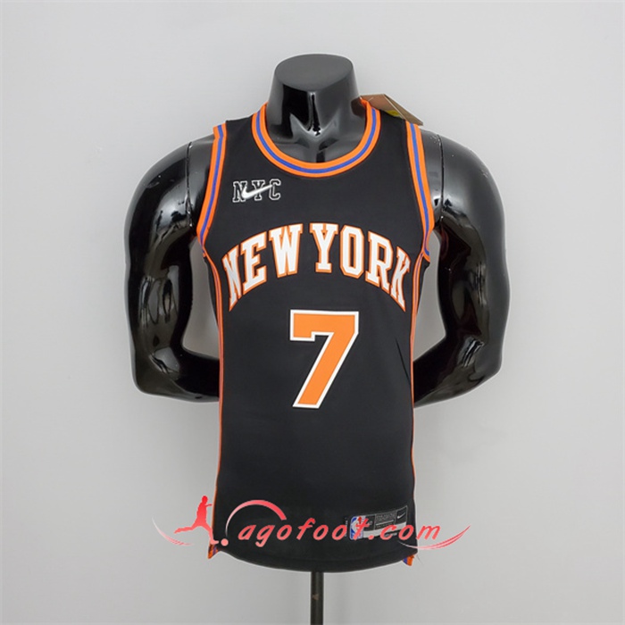 Maillot New York Knicks (Anthony #7) 2022 Season Noir Urban Edition