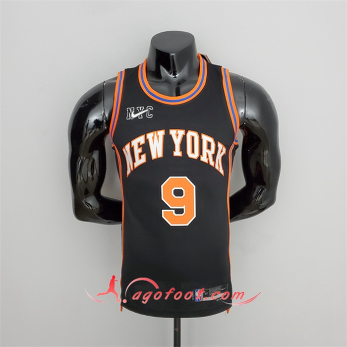 Maillot New York Knicks (Barrett #9) 2022 Season Noir Urban Edition