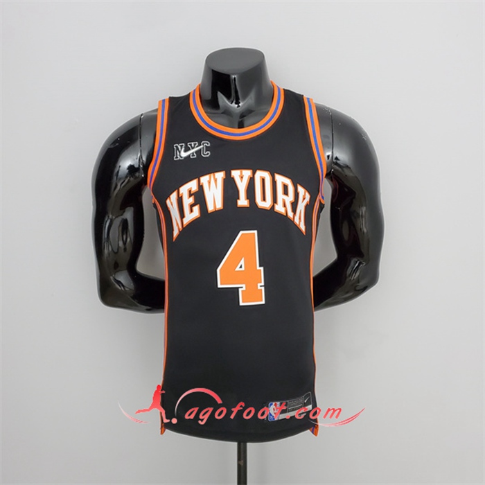 Maillot New York Knicks (Rose #4) 2022 Season Noir Urban Edition