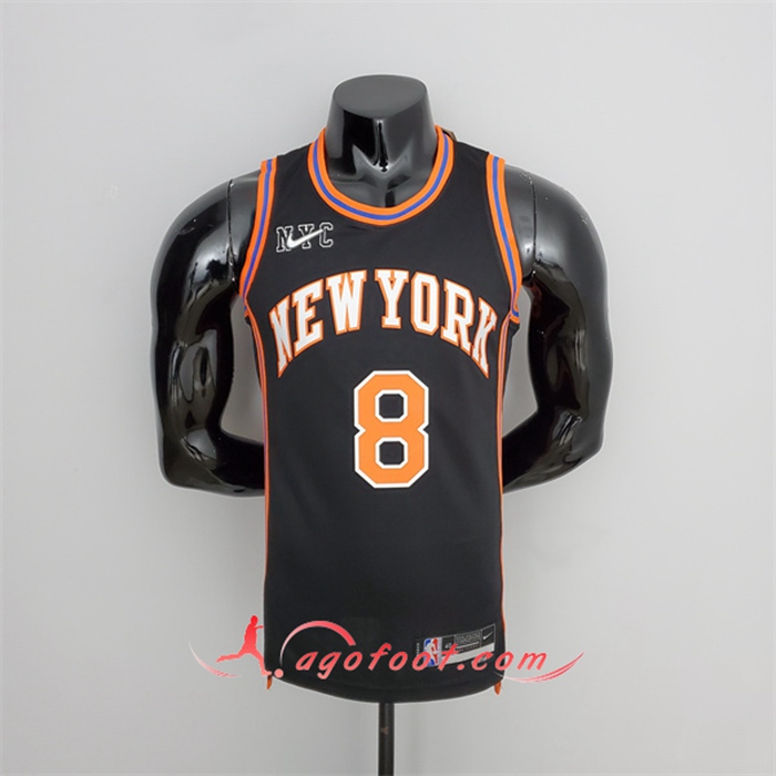 Maillot New York Knicks (Walker #8) 2022 Season Noir Urban Edition
