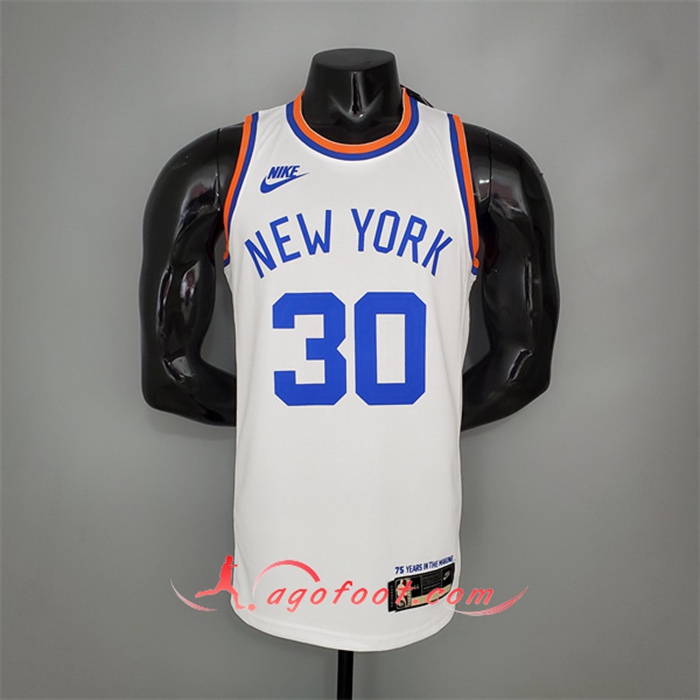 Maillot New York Knicks (Randle #30) Blanc 75th Anniversary