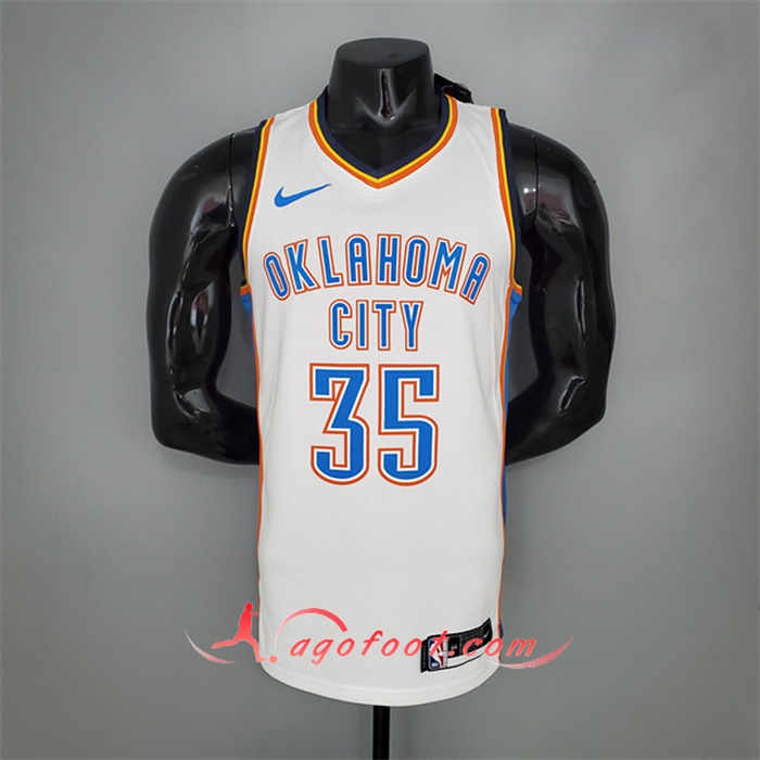 Maillot Oklahoma City Thunder (Durant #35) Blanc