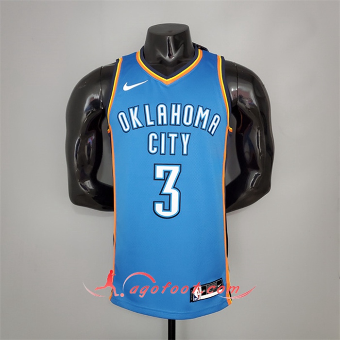 Maillot Oklahoma City Thunder (Paul #3) Bleu