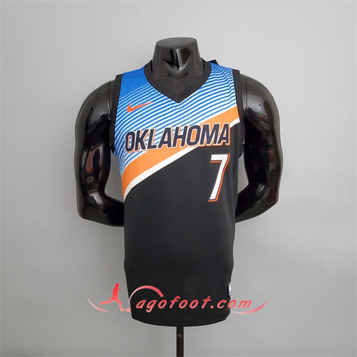 Maillot Oklahoma City Thunder (Anthony #7) Noir City Edition