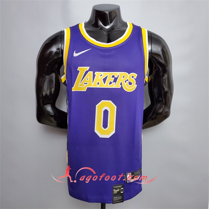 Maillot Los Angeles Lakers (Uzma #0) Pourpre