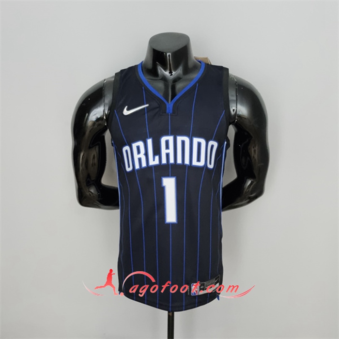 Maillot Orlando Magic (McGrady #1) Noir 75th Anniversary