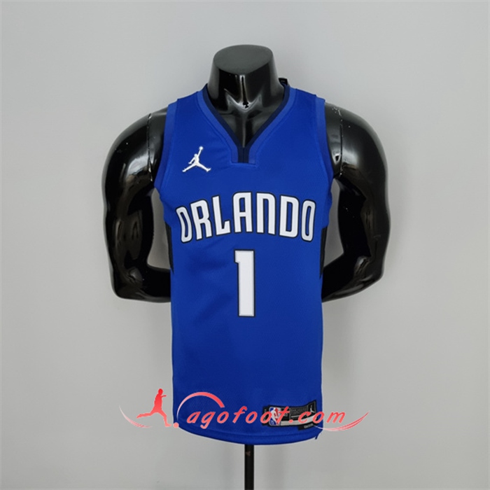 Maillot Orlando Magic (McGrady #1) Bleu 75th Anniversary