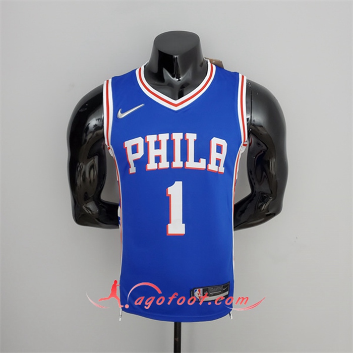 Maillot Philadelphia 76ers (Harden #1) Bleu 75th Anniversary