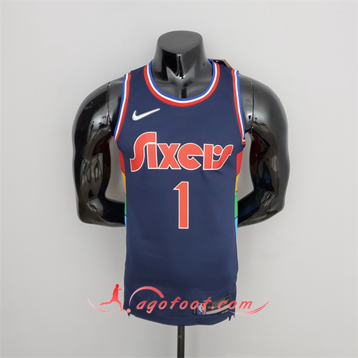 Maillot Philadelphia 76ers (Harden #1) 2022 Bleu Royal