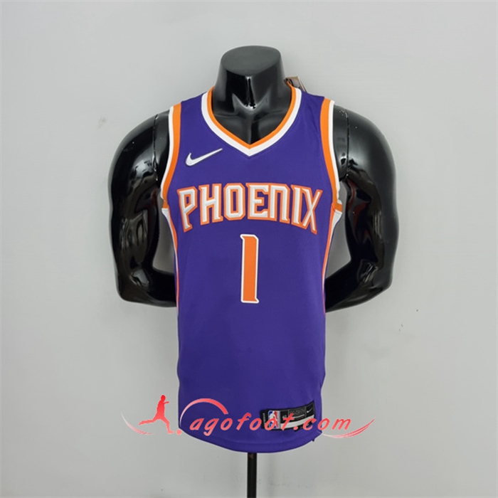Maillot Phoenix Suns (Booker #1) Pourpre 75th Anniversary